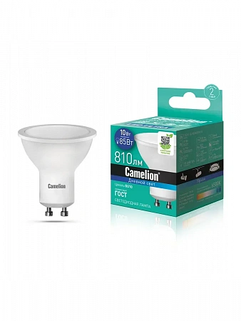 Camelion LED10-GU10/865/GU10 (Эл.лампа светодиодная 10Вт 220В) Camelion LED10-GU10/865/GU10 (Эл.лампа светодиодная 10Вт 220В)