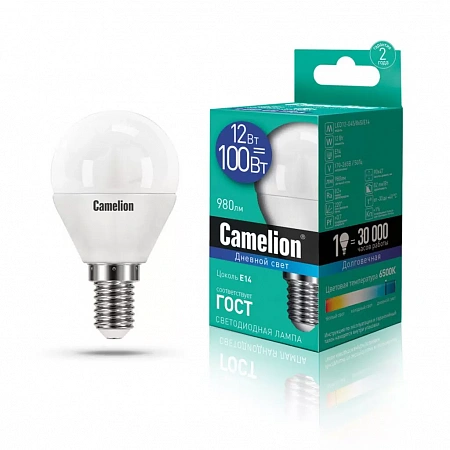 Camelion LED12-G45/865/E14 (Эл.лампа светодиодная 12Вт 220В) Camelion LED12-G45/865/E14 (Эл.лампа светодиодная 12Вт 220В)