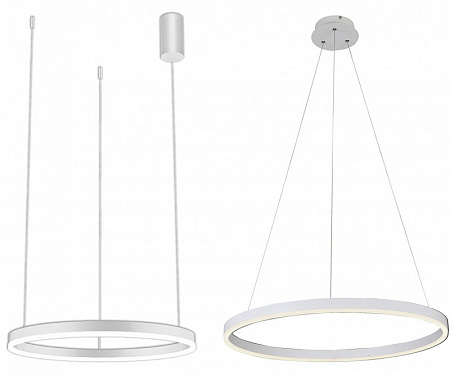 08213,01A(4000K) Подвес Тор белый d60 h150 Led 33W (4000K) 2 типа крепления 08213,01A(4000K) Подвес Тор белый d60 h150 Led 33W (4000K) 2 типа крепления
