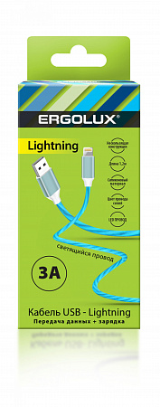 Кабель USB-Lightning Ergolux ELX-CDC03-C06 Кабель USB-Lightning Ergolux ELX-CDC03-C06