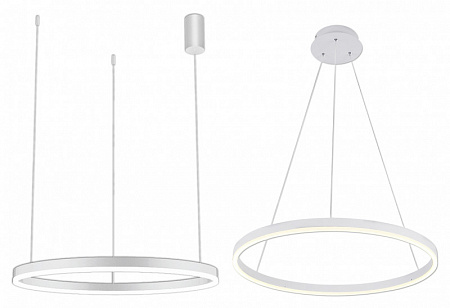 08214,01A(4000K) Подвес Тор белый d80 h150 Led 45W (4000K) 2 типа крепления 08214,01A(4000K) Подвес Тор белый d80 h150 Led 45W (4000K) 2 типа крепления