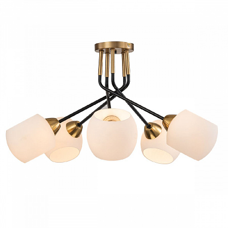 Люстра на штанге Escada Bond 2113/5P Copper/Black Люстра на штанге Escada Bond 2113/5P Copper/Black