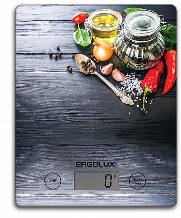 ERGOLUX ELX-SK02-С02 черные, специи (весы кухонные до 5 кг, 195*142 мм) ERGOLUX ELX-SK02-С02 черные, специи (весы кухонные до 5 кг, 195*142 мм)