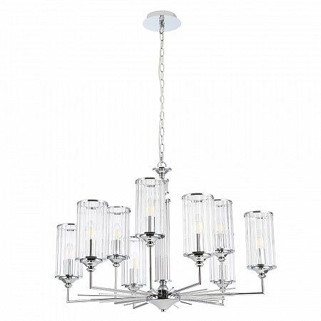 CRYSTAL LUX Люстра GLORIA SP9 CHROME CRYSTAL LUX Люстра GLORIA SP9 CHROME