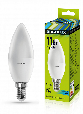 Ergolux LED-C35-11W-E14-4K (Эл.лампа светодиодная Свеча 11Вт E14 4500K 180-240В) Ergolux LED-C35-11W-E14-4K (Эл.лампа светодиодная Свеча 11Вт E14 4500K 180-240В)
