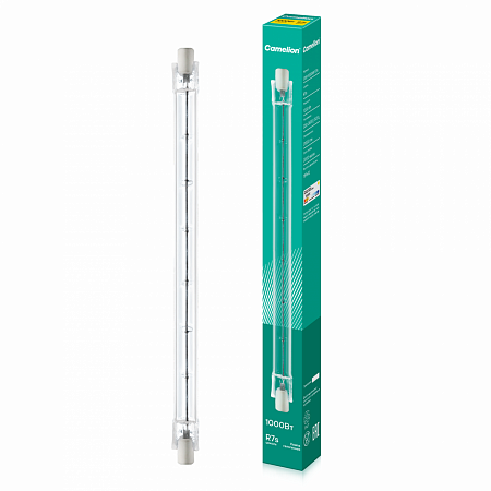 Camelion J189 1000W R7s (Линейная галоген. лампа, L=189mm, 220V, 2000 часов) Camelion J189 1000W R7s (Линейная галоген. лампа, L=189mm, 220V, 2000 часов)